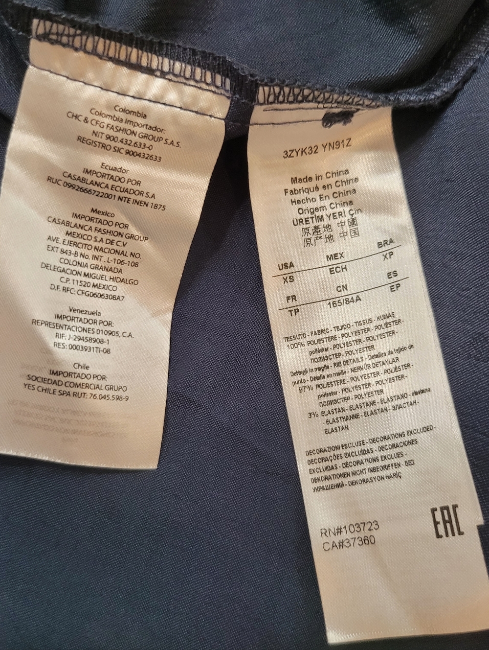 Armani Exchange Black Satin Floral-Embroidered Long Dress Xs Oversized - Picture 15 of 16